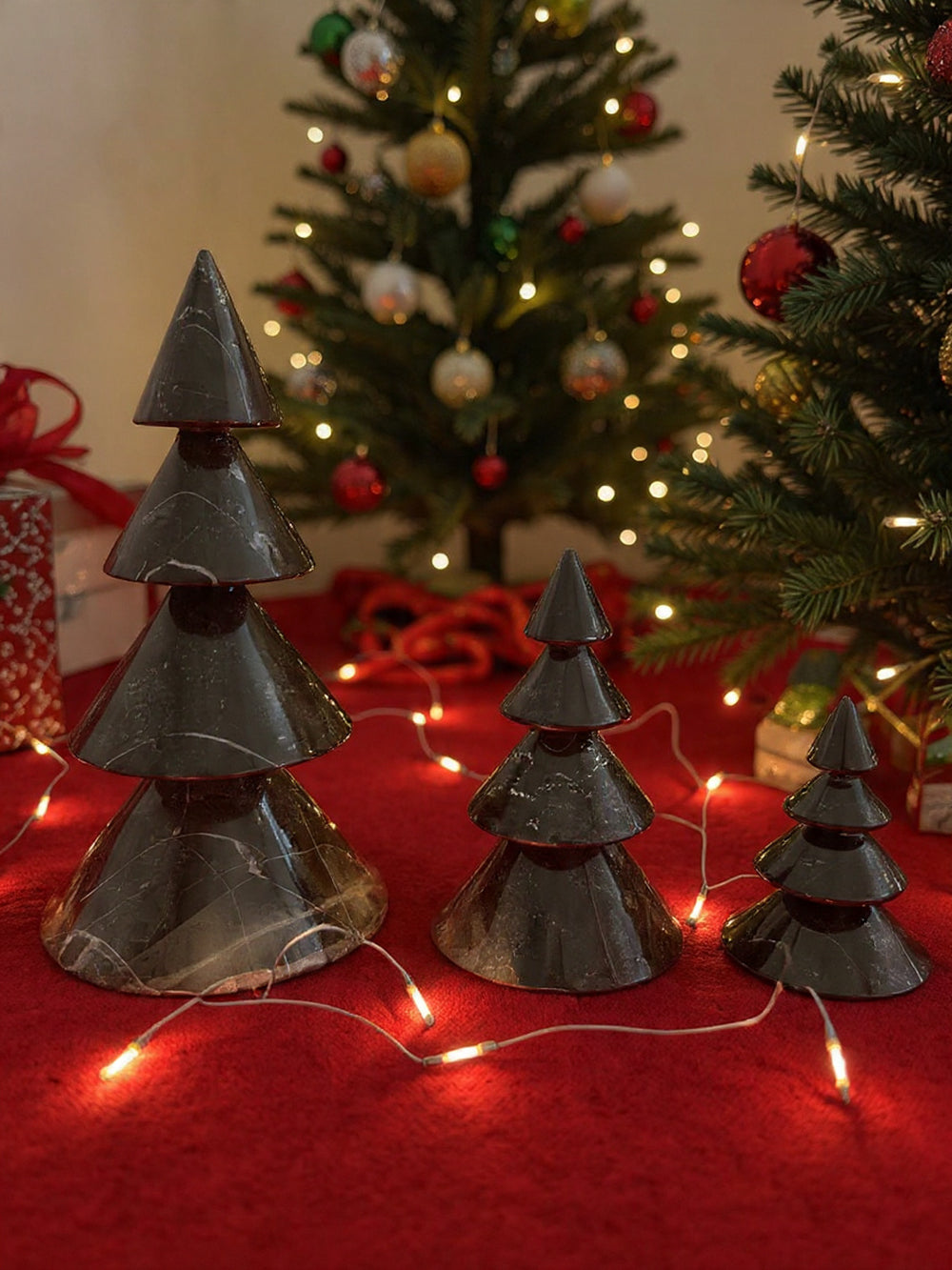 JUEGO DE TRES PINOS NAVIDEÑOS