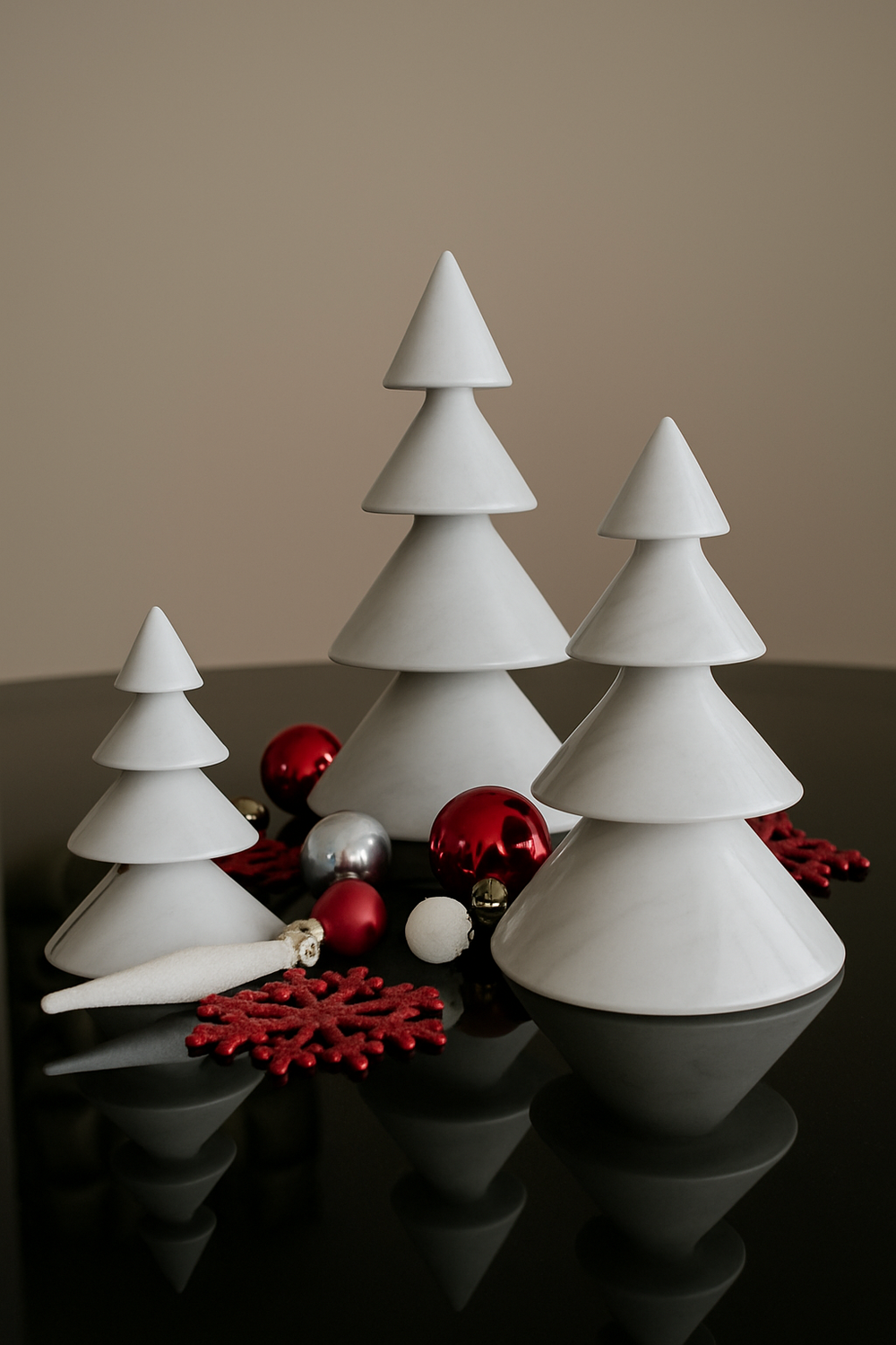 JUEGO DE TRES PINOS NAVIDEÑOS